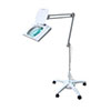 LED Magnifying Lamp on Floor Stand - The LED Magnifier Lamp consists of 56 SMD LED Diodes and 5 dioptre Magnifying Glass lens. LED Lamp life can last up to 20,000 hours